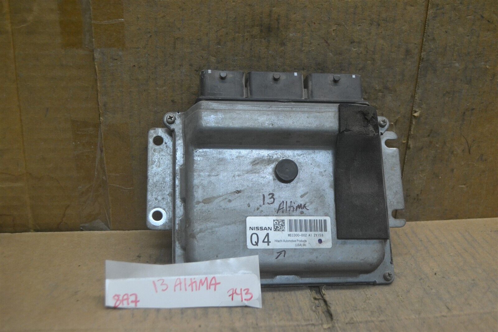 2013 2014 Nissan Altima Engine Control Unit MEC300002A1 Module 743-8A7 - $7.99