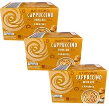 3 Packs Caramel Cappuccino K-Cup Pods for Keurig 12 PK ~  Barissimo Drin... - $23.50