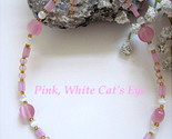 Pink  white cat s eye gp anklet 11 21 12 thumb155 crop
