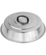 Griddle Accessories 12 Inch Round Stainless Steel Basting Griddle Cover ... - £19.95 GBP