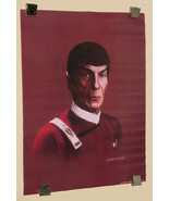 Original 1982 Star Trek 22 by 17 inch movie/tv series Mr Spock poster 1:... - $29.33