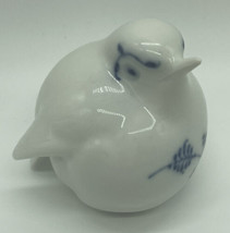 Vintage Blue Fluted Denmark Fat Robin Porcelain Bird Figure Royal Copenhagen - £186.84 GBP