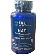 Life Extension Nad+ Cell Regenerator and Resveratrol Elite, GF, 30 Veg Caps - €30,19 EUR