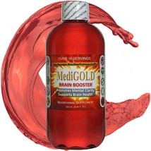 MediGOLD® Brain Booster True Colloidal Gold AuNP Nutrient: 250 mL in Plastic - £18.32 GBP