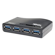 Tripp Lite 4-Port USB-A 3.0 Superspeed Mini Portable Hub with Built In Cable, US - £28.05 GBP