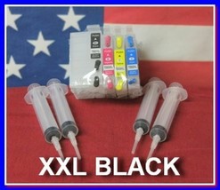 Compatible  XXL Refillable Cartridges For Epson WF-545, WF-60, WF-630, WF-635 - £16.23 GBP