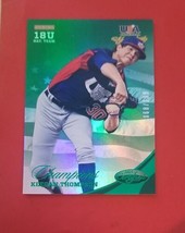 Panini USA Baseball Champions Keegan Thompson Mirror Green SP 68/199 #166 - $2.82