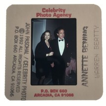 1992 Annette Bening &amp; Warren Beatty Photo Transparency Slide 35mm - £7.41 GBP