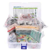 Molence DIY Electronics Components Kit Assortment, Resistors 1818PCS, LED, - £34.36 GBP