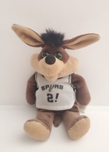 Stuffed Plush San Antonio Spurs Coyote Beanie Rare Market Identity 9&quot; - £11.36 GBP