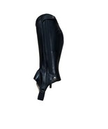 Bareback Footwear Vaqueros Premium Leather Half-Chaps - Black Size 4041 - $1,392.75 MXN
