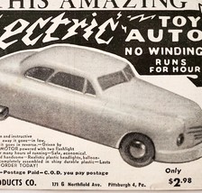 1949 All Electric  Products Toy Car Advertisement Pittsburgh Pennsylvani... - $19.99