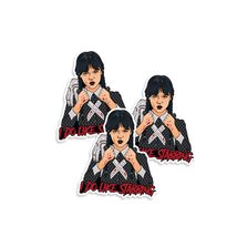 Wednesday Addams Die Cut Vinly Decal Sticker Set - Pack of 3 - £7.85 GBP