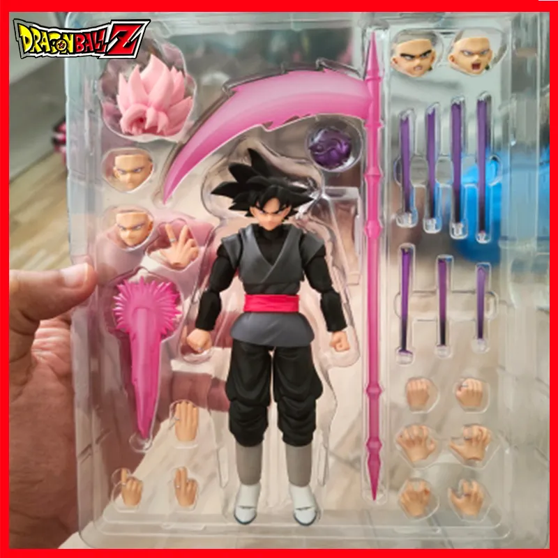 Anime Figure 15cm Demoniacal Fit Shf Dragon Ball Z Black Goku Action Figure - $36.42+