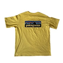 Patagonia Cotone Organico Tee Uomo Schiena Logo Corto Lunga Taglia XL - $34.64