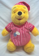 Mattel WINNIE THE POOH BEAR IN NIGHTGOWN PJS 15&quot; Plush Stuffed Animal To... - $19.80