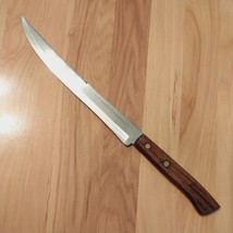 Vintage Ecko Flint Stainless Arrowhead Vanadium USA Carving Slicing Knife 14&quot; - £6.12 GBP