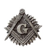 Grillie Masonic Symbol - P - Masonic Symbol Grille Ornament in Antiqued ... - $86.73 CAD