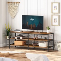 The Hoobro Tv Stand With Charging Station Tvs Up To 65 Inches, 3-Tier Media Tv - £78.84 GBP
