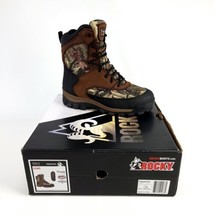 Rocky Core Waterproof 800G Insulated Outdoor Boot Size 11 Wide New Camo - £93.47 GBP