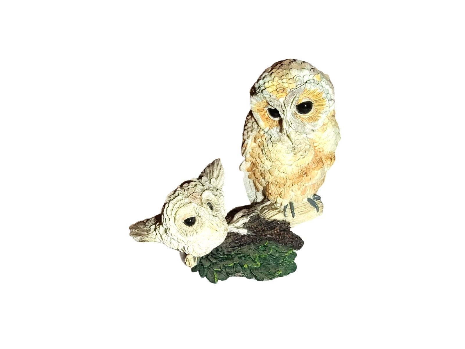 Nesting Instincts Learning to Fly Russell Willis Hamilton Collection Resin Owl 1 - $19.75