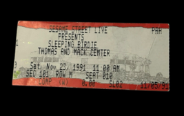 Vintage 1991 Sesame Street Live Sleeping Birdie Ticket Stubs Las Vegas 1... - $34.19