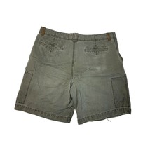 Cherokee Mens Size 38 Army Green Cargo Shorts Vintage y2k 9.5 in inseam - $12.86