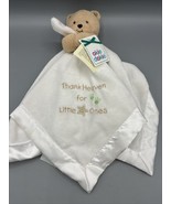 Okie Dokie Bear Ivory Lovey Thank Heaven For Little Ones Security Blanke... - $242.96 MXN