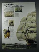 1971 Cutty Sark Scotch Ad - Only One of its Kind - £14.54 GBP