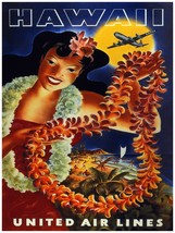9782.Decoraton Poster of Hawaii.Hula dance.Oli.Decor Home Office Interior art - £13.74 GBP+