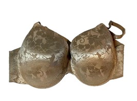 Soma Beige Vanishing Back Full Coverage Underwire Lace Bra SZ 38DD - $20.99