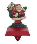 Midwest Importers of Cannon Falls Santa Claus Cast Iron Stocking Hanger ... - £22.11 GBP
