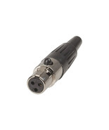 Female Mini XLR Style Connector - 3 Pins - £15.68 GBP