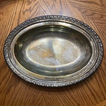 Vintage Oval Silver Plated Serving Platter ~ Bread ~ Casserole - $11.88