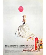 Smirnoff Vodka Heublein Pretty Woman Cocktails Red Balloon-1963 VTG Prin... - $15.75 CAD
