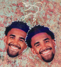 2025 Superbowl Quarterback Philadelphia Eagles Jalen Hurts Dangled Earrings - £6.95 GBP+