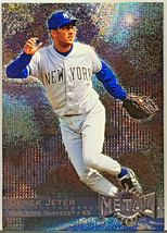 Hot! Shiny Foil Derek Jeter Rookie 1996 Metal Universe #87 Yankees Hof Fleer - £78.32 GBP