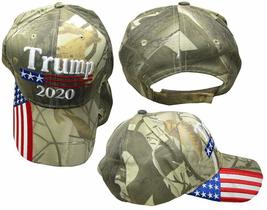 K&#39;s Novelties Trump 2020 Camouflage Camo USA Flag On Left Side of Bill Embroider - £7.94 GBP