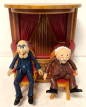 The Muppets STATLER and WALDORF Action Figures w/Balcony Diamond Select Disney - £43.98 GBP