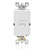 LEVITON GFRBF-W GFCI DEAD FRONT RECEPTACLE SELF-TEST 125 VAC 20 AMP 2-PO... - £29.34 GBP