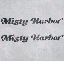 OEM Misty Harbor Boat Vinyl Decal  (Set of 2) New Oracle Universal - $96.02