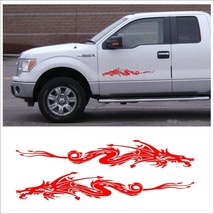 Decal kit DRAGON graphic for tuner sport compact car mini truck SMALL RED - £12.68 GBP