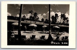 RPPC Tumon Beach Service Club Guam 1952 Postcard F17 - £18.88 GBP