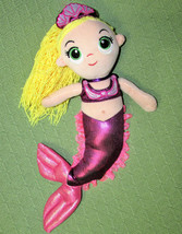 16&quot; Fiesta Mermaid Scribbleez Plush Pink Purple Princess Stuffed Animal Doll - £8.67 GBP