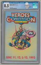 George Perez Pedigree Collection Copy CGC 8.5 Heroes Con 1993 Convention Program - £73.97 GBP