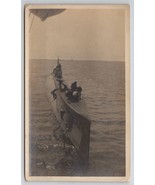 Sailors on top Submarine Photograph AA31 - £11.97 GBP
