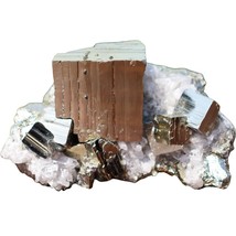 160G Pyrite Cluster High Quality Large Pyrite Crystal Healing Stones Spe... - £93.83 GBP