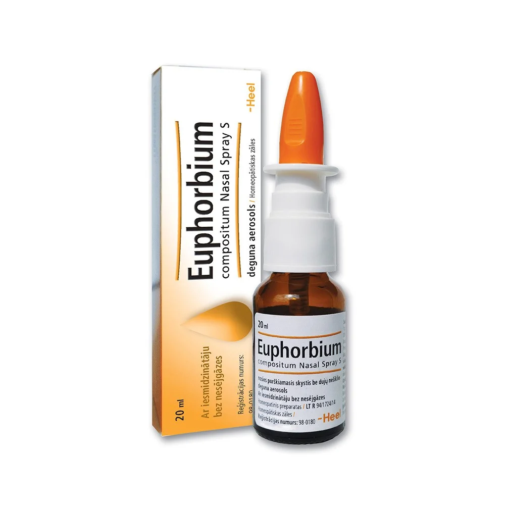 4× Heel Euphorbium Compositum Nasal Spray For Acute and Chronic Rhinitis... - $76.99
