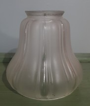 Antique Frosted Glass Small Lamp Ceiling Fixture Light Cover Shade 2&quot; Fi... - $16.81 CAD