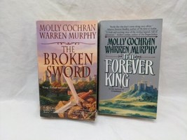 Lot Of (2) Molly Cochran Fantasy Novels The Broken Sword And The Forever King - £25.02 GBP